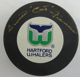 Emile Francis Signed Auto Hockey Puck JSA CI59562