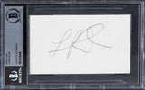 Lionel Richie American Idol Authentic Signed 3x5 Index Card BAS Slabbed 2