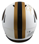 49ers Deion Sanders Signed Lunar Full Size Speed Proline Helmet BAS Witnessed