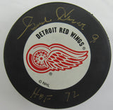 Gordie Howe Signed Auto Hockey Puck JSA CI59578