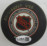 Gordie Howe Signed Auto Hockey Puck JSA CI59578