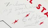 Cal Starr Always Signed New Voice In Town Album Cover W/ Vinyl BAS #BH027677