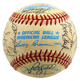 1984 Brewers (25) Yount, Sutton Authentic Signed Oal Baseball BAS #AC01897