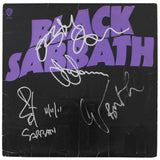 Black Sabbath (4) Osbourne, Iommi, Ward & Butler Signed Album Cover w Vinyl PSA