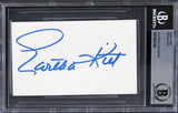 Eartha Kitt The Emperor's New Groove Authentic Signed 3x5 Index Card BAS Slabbed
