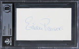 Estelle Parsons Bonnie & Clyde Authentic Signed 3x5 Index Card BAS Slabbed