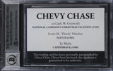 Chevy Chase Caddyshack Signed Ty Webb Custom Trading Card Auto 10! BAS Slabbed 2