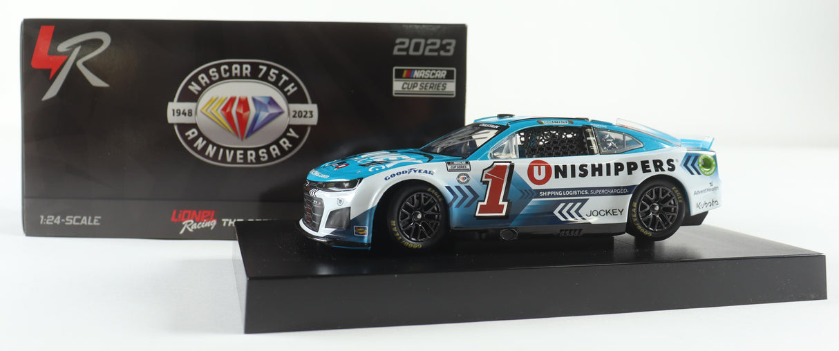 Ross Chastain Signed 2023 Unishippers 1:24 Diecast Car (PA)