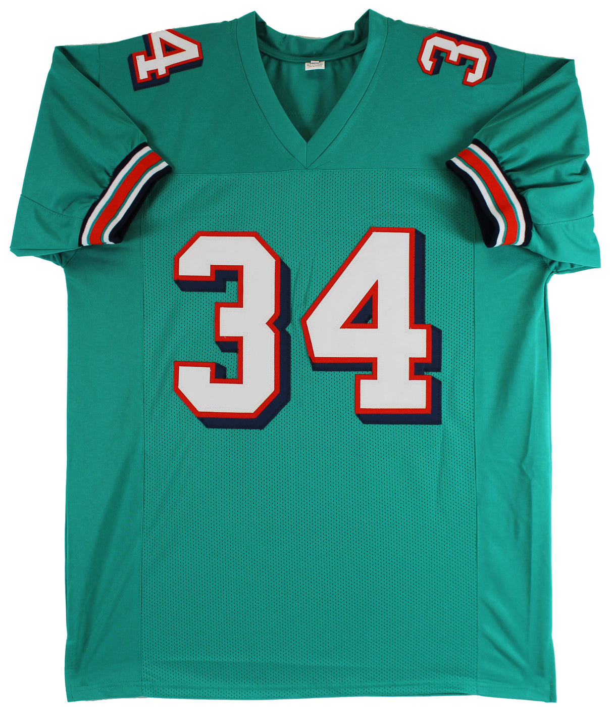 Ricky Williams Authentic Signed Teal Pro Style Jersey Autographed BAS Witnessed