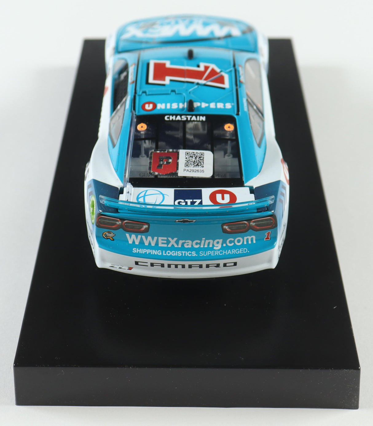 Ross Chastain Signed 2023 Unishippers 1:24 Diecast Car (PA)