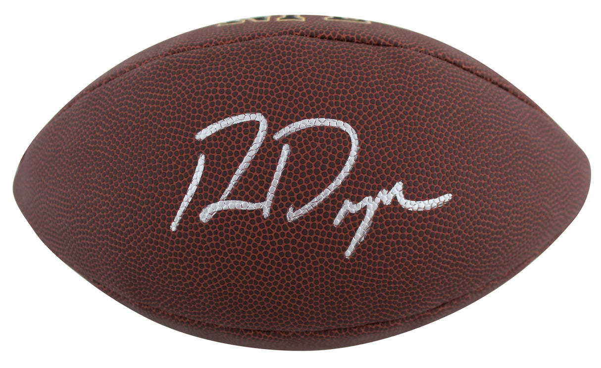 Giants Ron Dayne Authentic Signed Wilson Super Grip Nfl Football BAS Witnessed