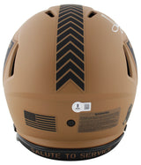 Raiders Howie Long "HOF 00" Signed STS II F/S Speed Proline Helmet w/ Case BAS W