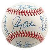 1992 Orioles (25) Oates, Tettleton, Ripken +22 Signed Oal Baseball BAS #AB92996