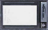 Denise Darcel Vera Cruz Authentic Signed 3x5 Index Card BAS Slabbed 1