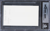 Denise Darcel Vera Cruz Authentic Signed 3x5 Index Card BAS Slabbed 2