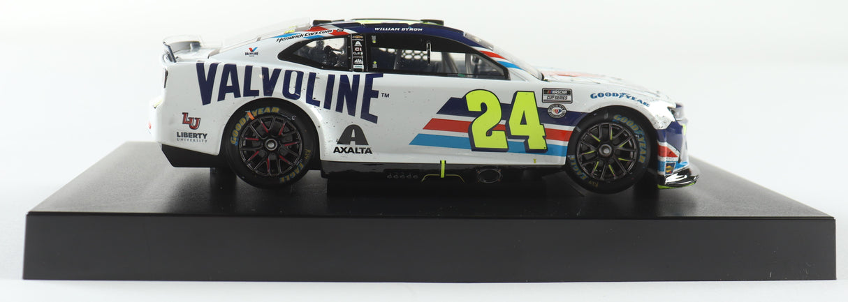 William Byron Signed 2023 Valvoline Phoenix Win | Raced Version | 1:24 Diecast Car (PA)