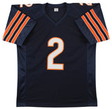 D.J. Moore Authentic Signed Navy Pro Style Jersey Autographed BAS Witnessed