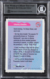Chevy Chase Authentic Signed 1992 Saturday Night Live #118 Card BAS Slabbed