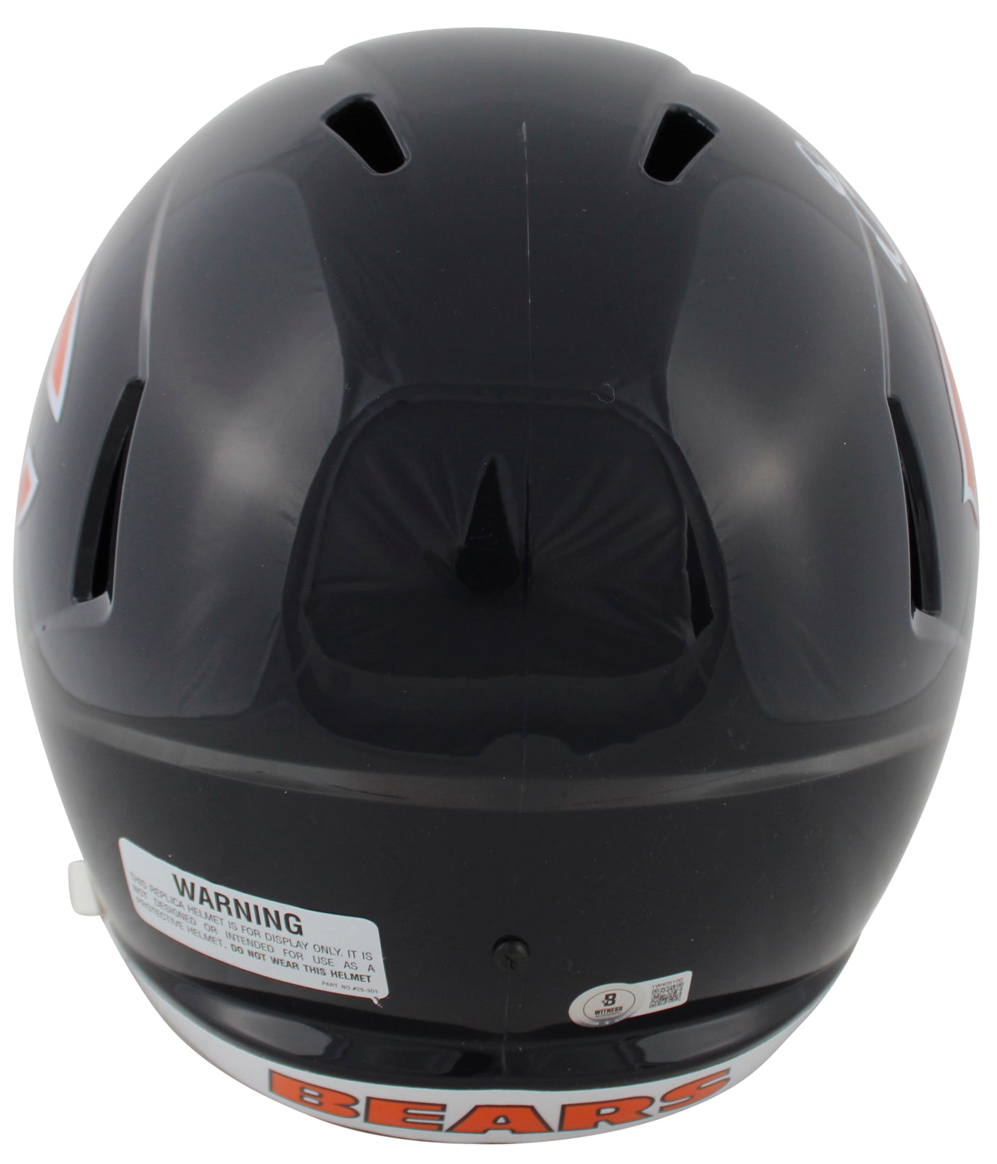 Bears D.J. Moore Authentic Signed Full Size Speed Rep Helmet w/ Case BAS Witness