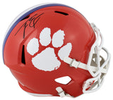 Clemson Travis Etienne Jr. Signed Full Size Speed Rep Helmet w/ Case JSA
