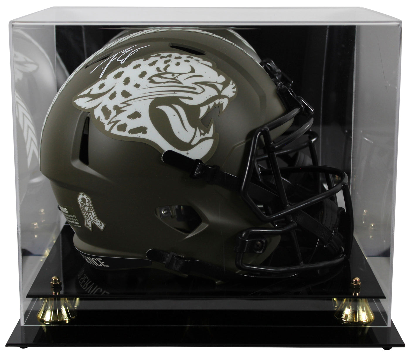 Jaguars Travis Etienne Jr. Signed STS Full Size Speed Rep Helmet w/ Case JSA