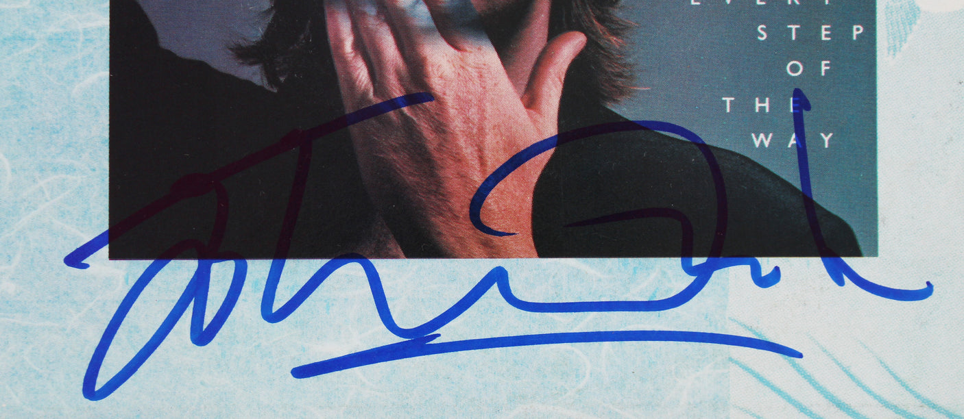 John Waite Signed Every Step Of The Way 45 RPM Album Cover BAS #BF88836