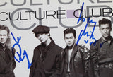 Mikey Craig & Roy Hay Culture Club Signed Move Away 45 RPM Album Cover BAS