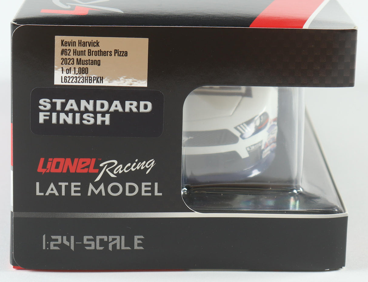 Kevin Harvick Signed 2023 Hunts Brothers Pizza Late Model 1:24 Diecast Car (PA)