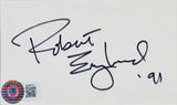 Robert Englund A Nightmare on Elm Street Signed & Framed 3x5 Index Card BAS