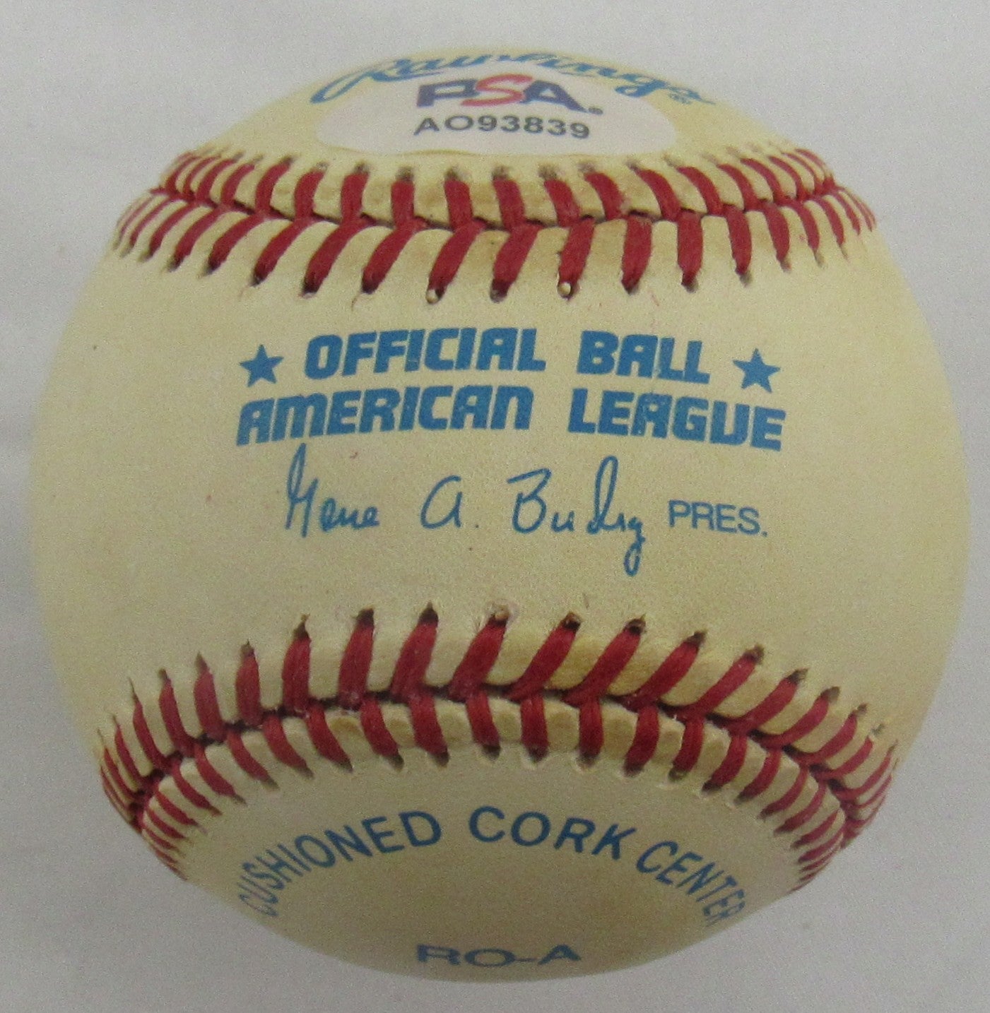 Jim Catfish Hunter Signed Auto Rawlings Baseball PSA/DNA AO93839