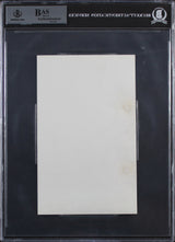 Alec Guinness "Star Wars, Good Wishes 1978" Signed B&W 5x8 Photo BAS Slabbed