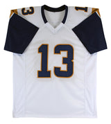 Kurt Warner Authentic Signed White Pro Style Jersey Autographed BAS Witnessed 2