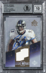 Ray Lewis Signed 2004 Reflections Pro Cuts Gold #PCRL Card Auto 10! BAS Slabbed