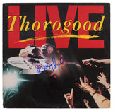 George Thorogood Authentic Signed Thorogood Live Album Cover BAS #BG90667