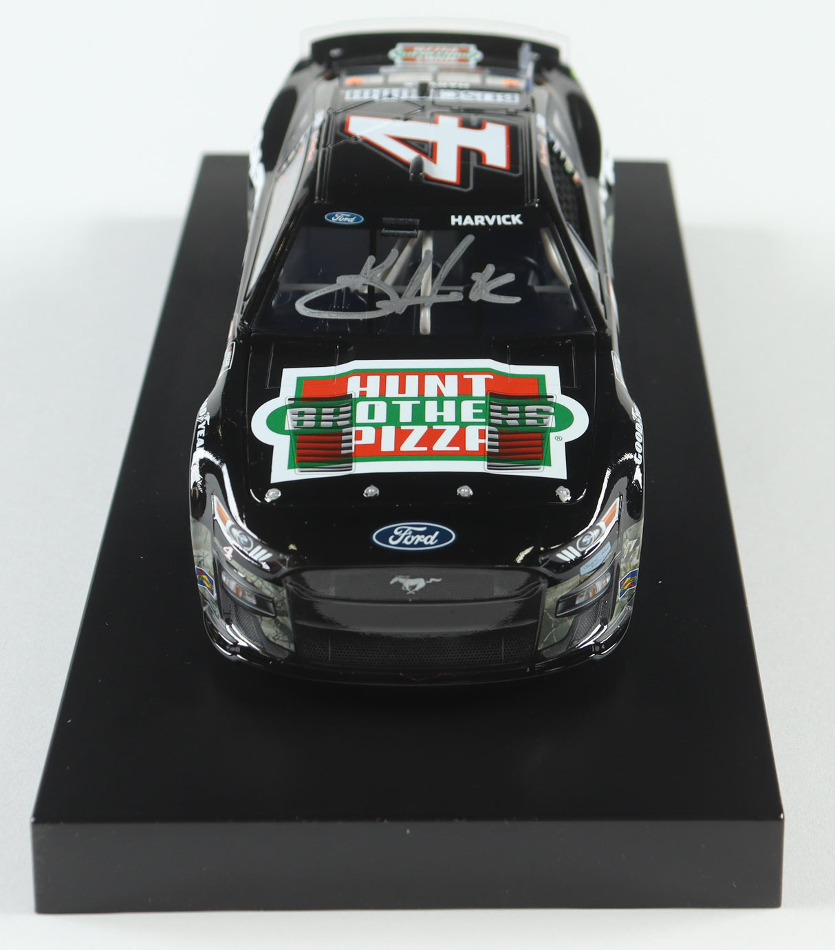 Kevin Harvick Signed 2023 Hunt Brothers Pizza/Realtree Black 1:24 Diecast Car (PA)