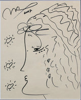 Peter Max "2007" Authentic Signed 8.75x10.75 Sketch Framed Display PSA #V24271