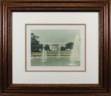 Jacqueline Kennedy Onassis Signed 9.75x13.25 White House Framed Photo BAS