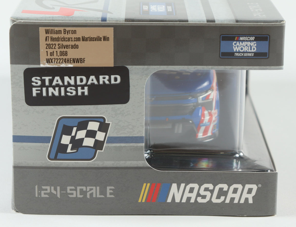 William Byron Signed 2022 Silverado Martinsville Win | Raced Version | 1:24 Diecast Car (PA)