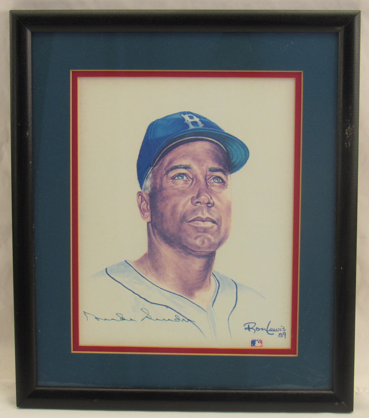 Duke Snider Signed Framed 8x10 Photo JSA P80031