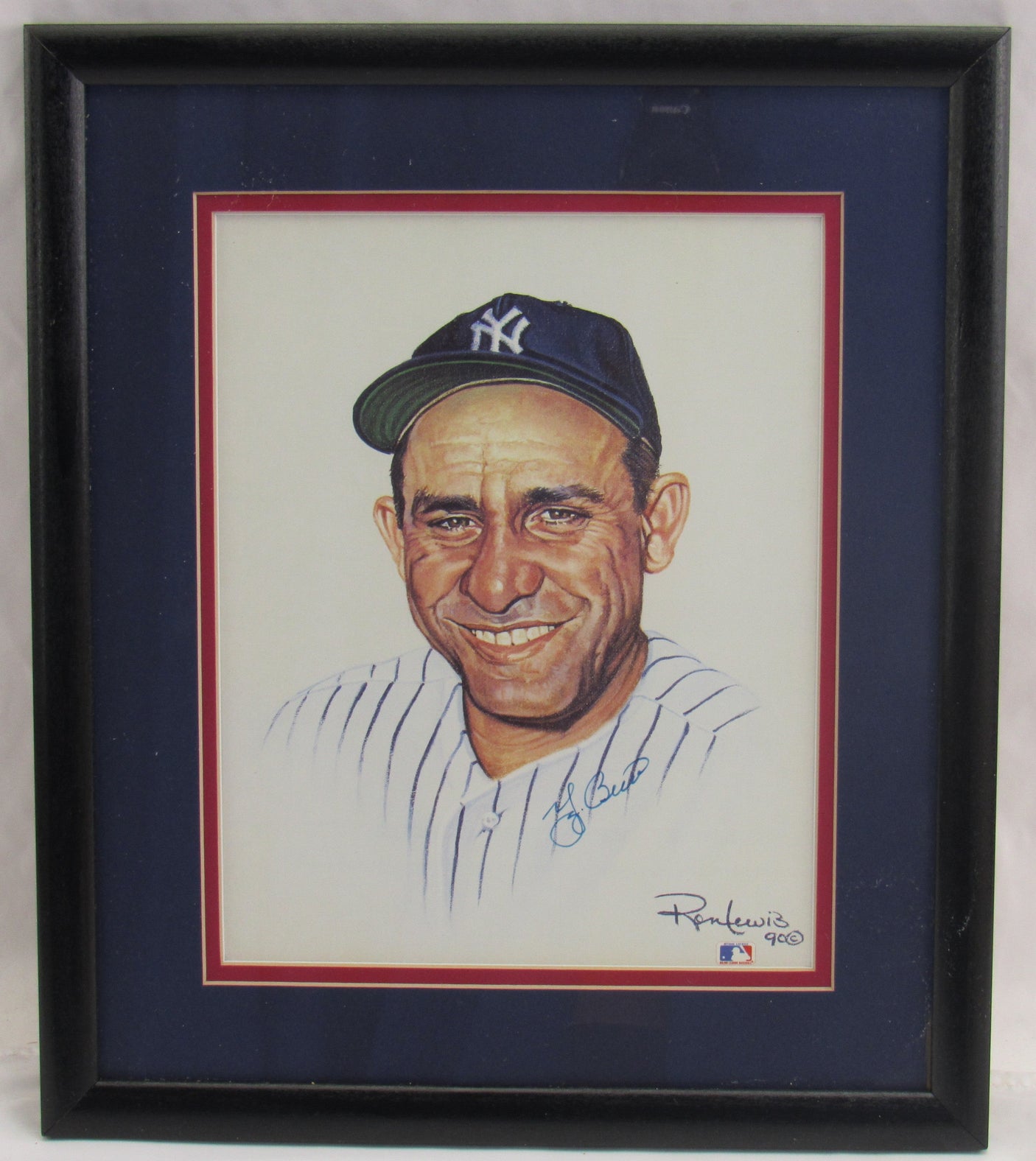 Yogi Berra Signed Framed 8x10 Photo JSA P80036
