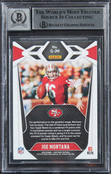 49ers Joe Montana Signed 2020 Certified The Greatest #4 Card Auto 10 BAS Slabbed