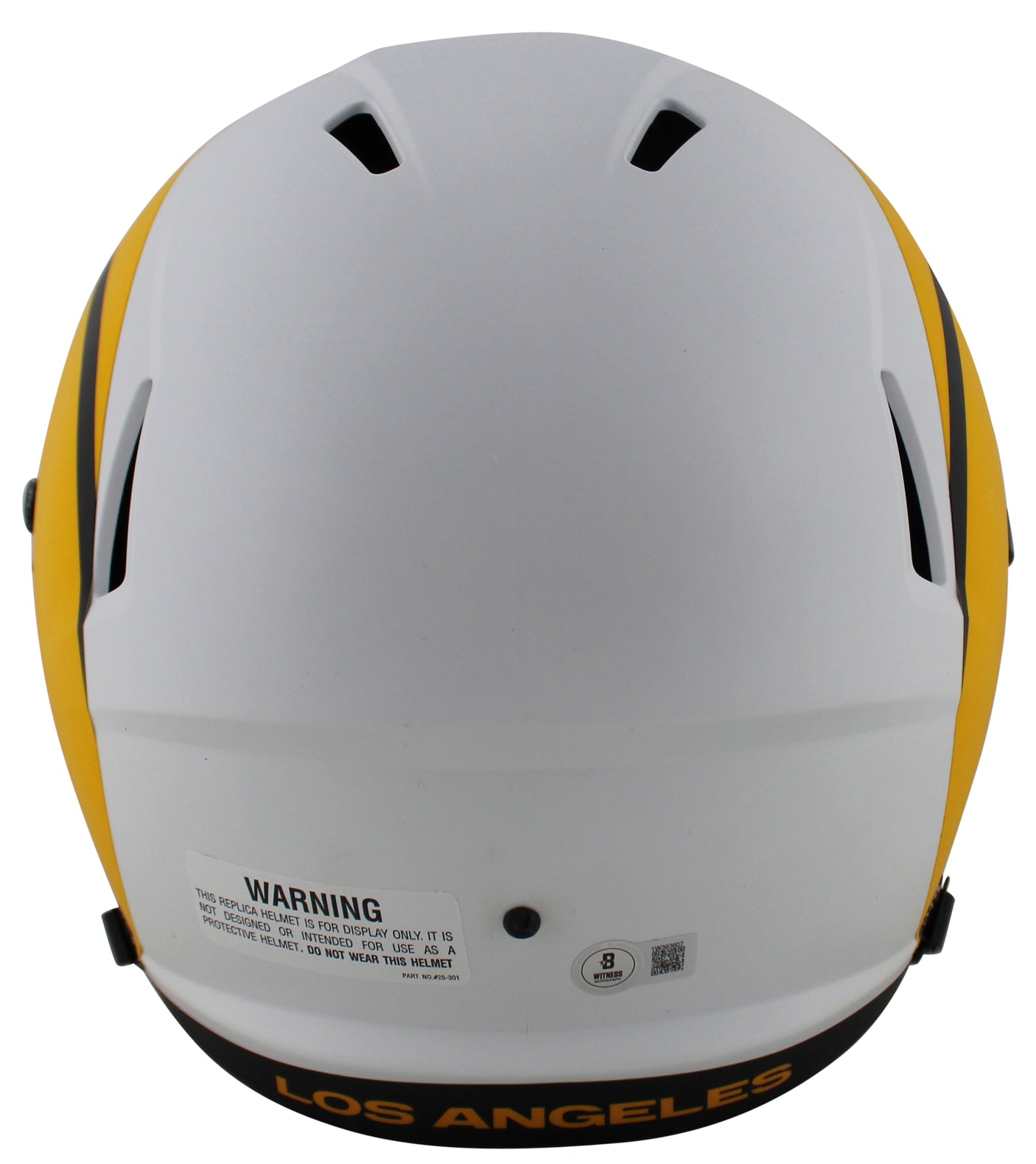 Rams Aaron Donald Signed Lunar Full Size Speed Rep Helmet w/ Case BAS Witness