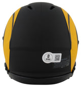 Rams Aaron Donald Authentic Signed Eclipse Speed Mini Helmet w/ Case BAS Witness