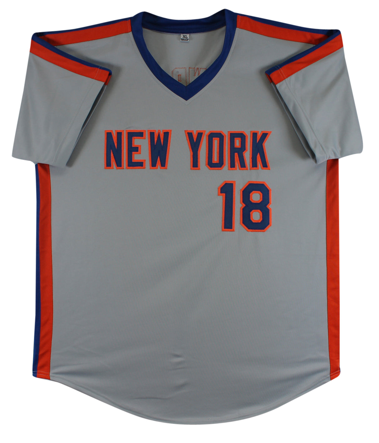 Daryl Strawberry Authentic Signed Grey Pro Style Jersey Autographed BAS Witness