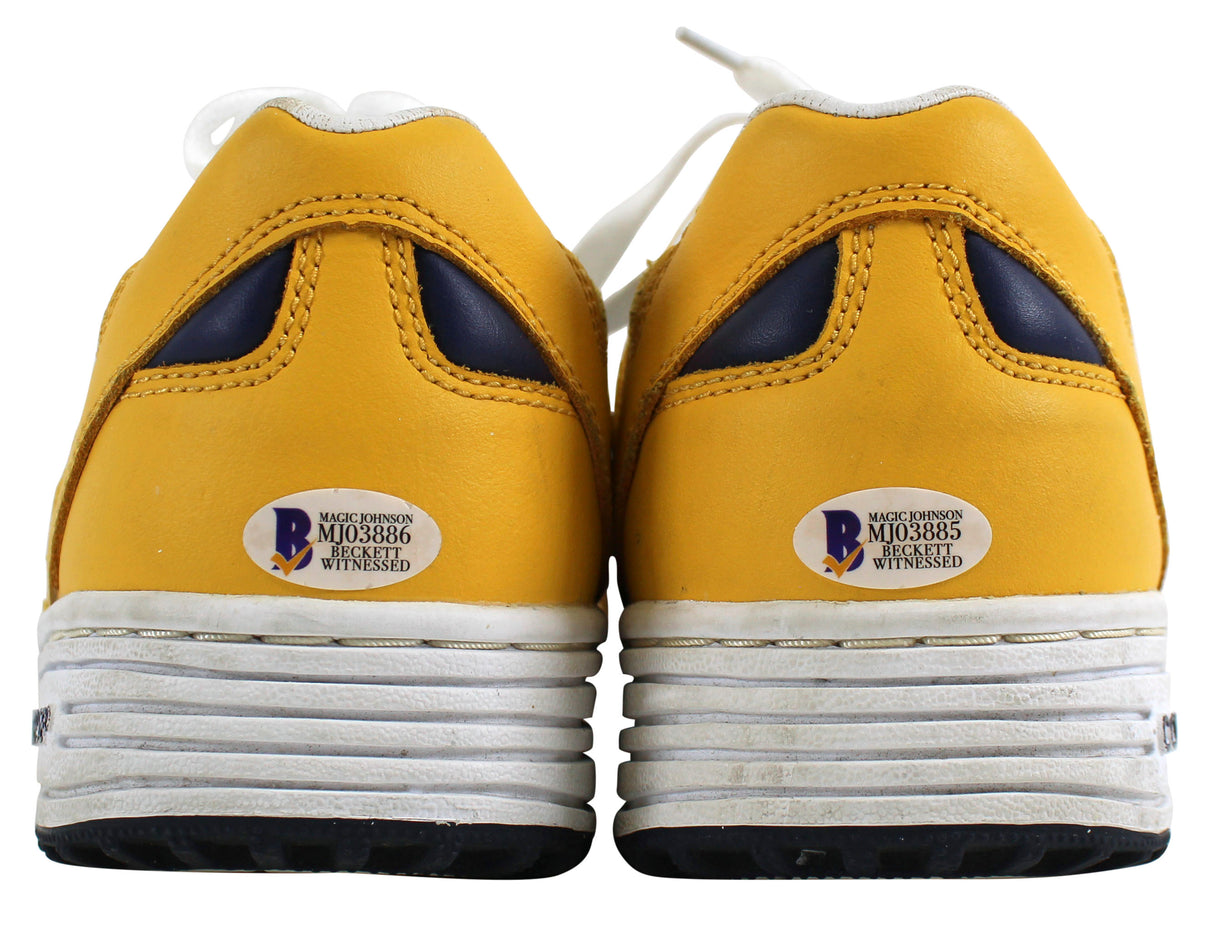 Lakers Magic Johnson Authentic Signed Converse Weapon Size 7 Shoes BAS Witnessed