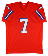 John Elway Authentic Signed Orange Pro Style Jersey Autographed BAS Witnessed