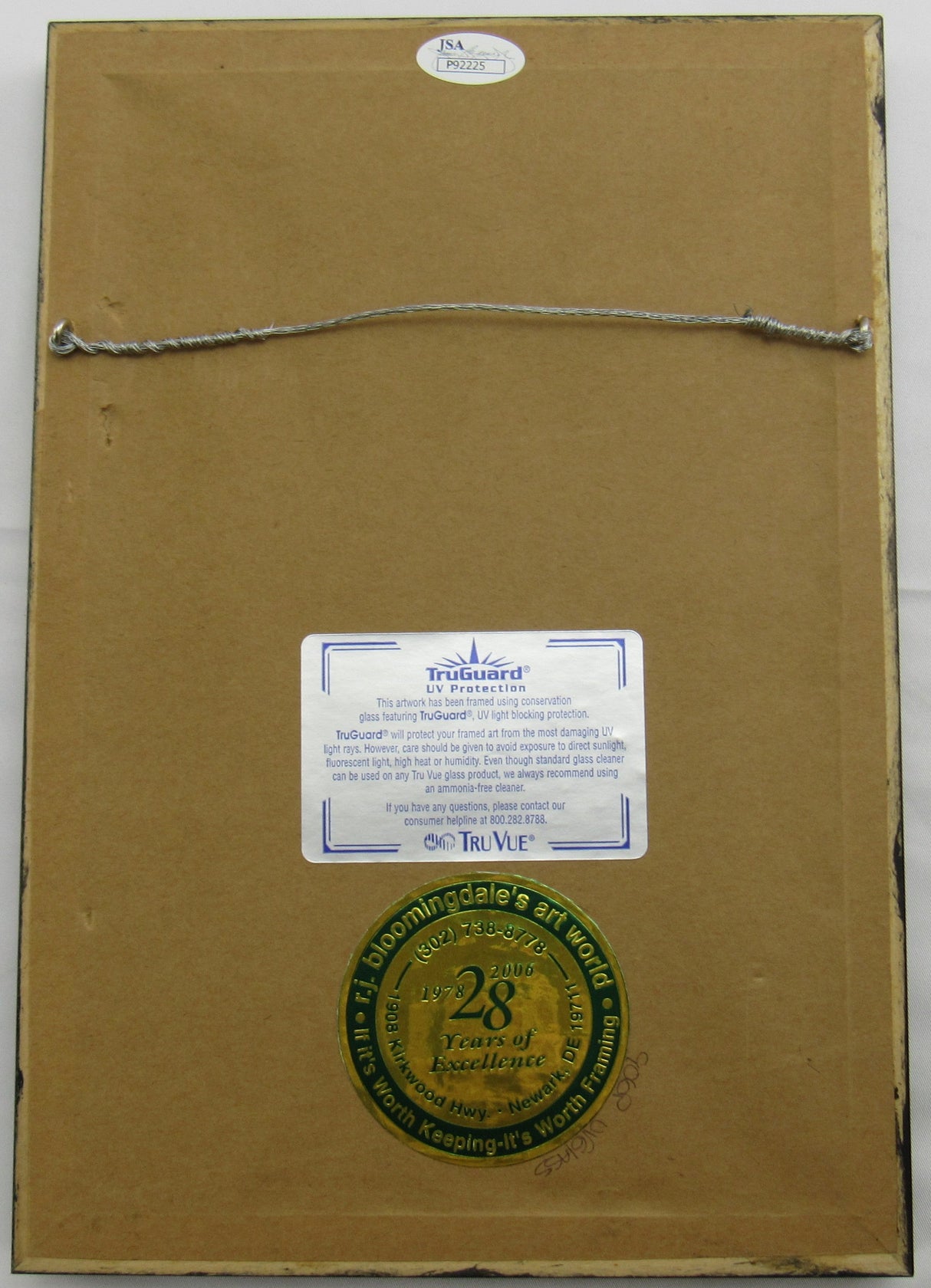 Pie Traynor Signed Framed Cut JSA P92225