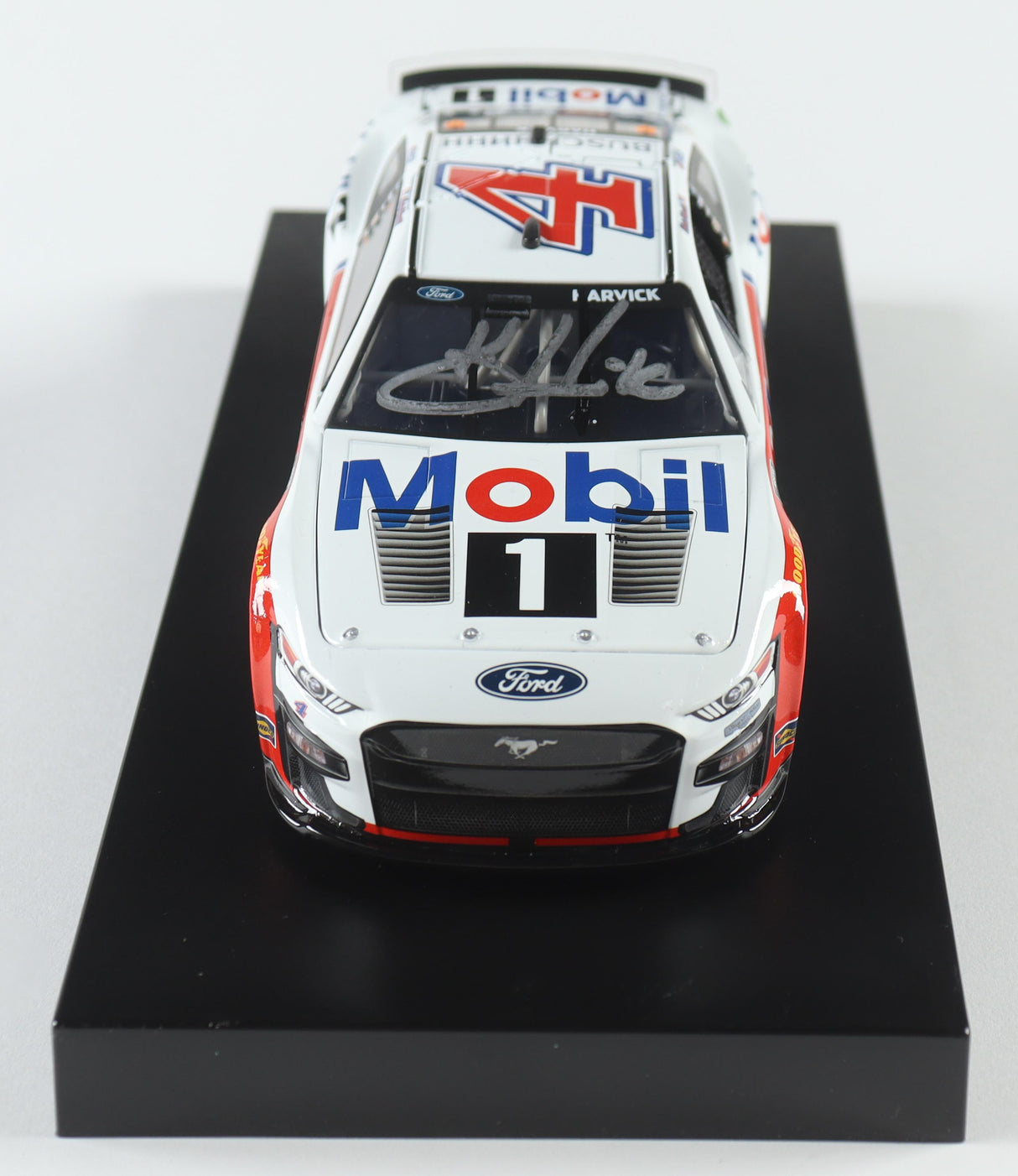 Kevin Harvick Signed 2023 Mobil 1 Wings 1:24 Diecast Car (PA)