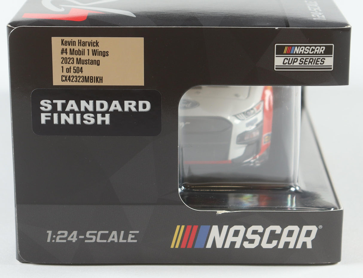 Kevin Harvick Autographed 2023 Mobil 1 Wings Diecast Car 1:24 | Limited Edition of 504