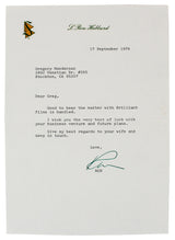 L. Ron Hubbard Scientology Signed 7x10 1979 Letter on Personal Letterhead BAS